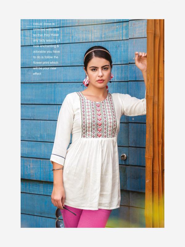 Hearitage New Kajree Vol 4 Rayon Designer Kurti Collection